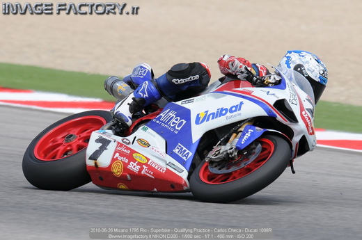 2010-06-26 Misano 1795 Rio - Superbike - Qualifyng Practice - Carlos Checa - Ducati 1098R